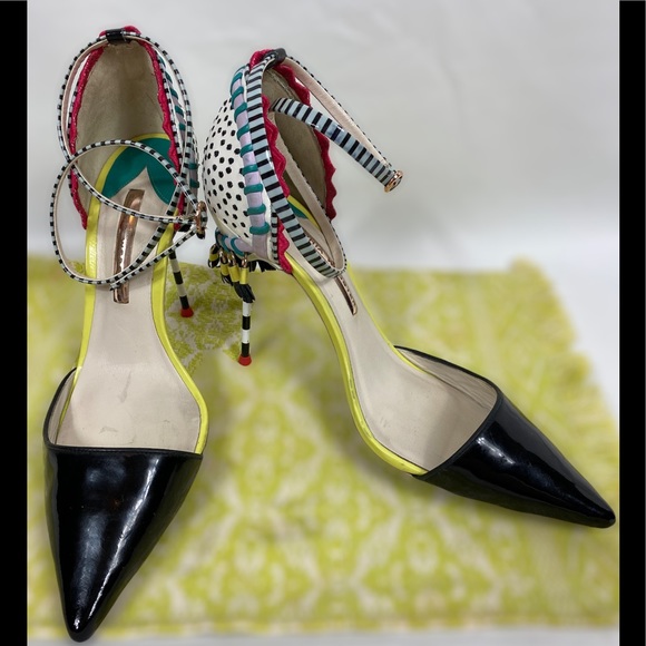 Multi color Sophia Webster Solange tassel fringe leather pumps size 40 - Picture 10 of 14